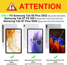 Load image into Gallery viewer, Heavy Duty Shockproof Cover for Galaxy Tab S8 Plus/S7 FE/S7 Plus (2022/2021/2020)