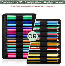 Load image into Gallery viewer, Multilayer Watercolor Pen Bag w/ Front Zipper Pocket