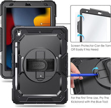 Load image into Gallery viewer, iPad 9th/8th/7th Gen (2021/2020/2019) Heavy Duty Rugged Case
