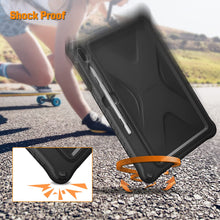 Load image into Gallery viewer, Heavy Duty Shockproof Cover for Galaxy Tab S8 Plus/S7 FE/S7 Plus (2022/2021/2020)