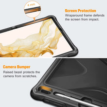 Load image into Gallery viewer, Heavy Duty Shockproof Cover for Galaxy Tab S8 Plus/S7 FE/S7 Plus (2022/2021/2020)