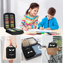 Load image into Gallery viewer, Multilayer Watercolor Pen Bag w/ Front Zipper Pocket