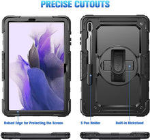 Load image into Gallery viewer, Heavy Duty Hybrid Cover for Galaxy Tab S7 FE (2021) / Galaxy Tab S7 Plus (2020)