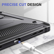 Load image into Gallery viewer, iPad Air 4 2020 Case with Built-in Apple Pencil Holder and Screen Protector