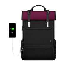 Load image into Gallery viewer, Expandable Roll Top Anti-Theft Laptop Backpack I Finpac