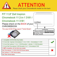 Load image into Gallery viewer, 11.6" Dell Inspiron Chromebook Portfolio Sleeve Case I Fintie