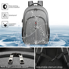 Load image into Gallery viewer, Heavy Duty Travel Work Laptop Backpack Daypack Bookbag I Fintie