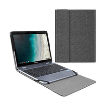 Load image into Gallery viewer, Premium PU Leather Case for 12.2” Samsung Chromebook Plus I Fintie