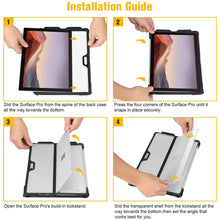 Load image into Gallery viewer, Shockproof Folio Rugged Cover for Surface Pro (7+/7/6/5/LTE) I Fintie