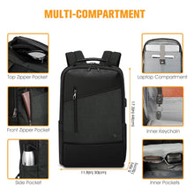 Load image into Gallery viewer, Water Repellent Ergonomic Work College Laptop Backpack I Fintie