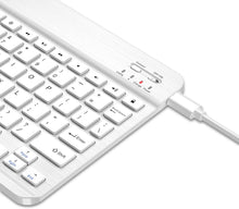 Load image into Gallery viewer, Ultrathin Wireless Bluetooth Keyboard for iPad - White