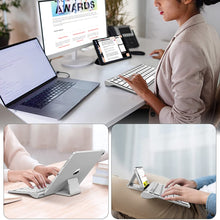 Load image into Gallery viewer, Gigapower Multi-Device Universal Bluetooth Keyboard with Foldable Stand