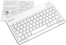 Load image into Gallery viewer, Ultrathin Wireless Bluetooth Keyboard for iPad - White