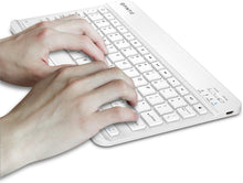Load image into Gallery viewer, Ultrathin Wireless Bluetooth Keyboard for iPad - White