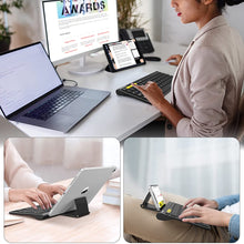 Load image into Gallery viewer, Gigapower Multi-Device Universal Bluetooth Keyboard with Foldable Stand