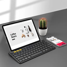 Load image into Gallery viewer, Gigapower Multi-Device Universal Bluetooth Keyboard with Foldable Stand