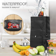 Load image into Gallery viewer, Rolltop Lunch Tote for Teens, Insulated Lunch Bag