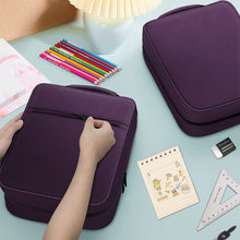 Load image into Gallery viewer, Multilayer Watercolor Pen Bag w/ Front Zipper Pocket