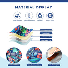 Load image into Gallery viewer, Insulated Lunch Bag, Leakproof Lunch Cooler with Front and Side Pockets - Jungle Night