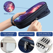 Load image into Gallery viewer, Expandable Pencil Case | Large Storage Stationery Box - Galaxy