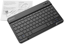 Load image into Gallery viewer, Ultrathin Wireless Bluetooth Keyboard for iPad - Black