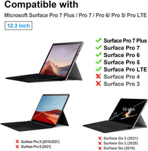 Load image into Gallery viewer, Shockproof Folio Rugged Cover for Surface Pro (7+/7/6/5/LTE) I Fintie