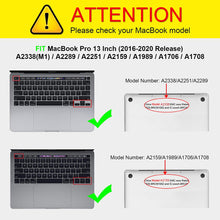 Load image into Gallery viewer, MacBook Pro 13 (2020-2016) Frosted Cover I Fintie
