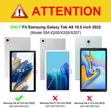 Load image into Gallery viewer, Galaxy Tab A8 10.5&quot; (2022) Shockproof Kiddie Handle Stand Case
