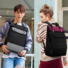 Load image into Gallery viewer, Expandable Roll Top Anti-Theft Laptop Backpack I Finpac

