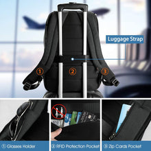 Load image into Gallery viewer, Anti-Theft Water Resistant College Daypack Laptop Backpack I Fintie
