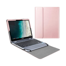 Load image into Gallery viewer, Premium PU Leather Case for 12.2” Samsung Chromebook Plus I Fintie
