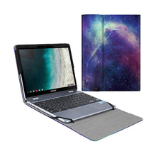 Load image into Gallery viewer, Premium PU Leather Case for 12.2” Samsung Chromebook Plus I Fintie
