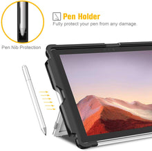 Load image into Gallery viewer, Shockproof Folio Rugged Cover for Surface Pro (7+/7/6/5/LTE) I Fintie
