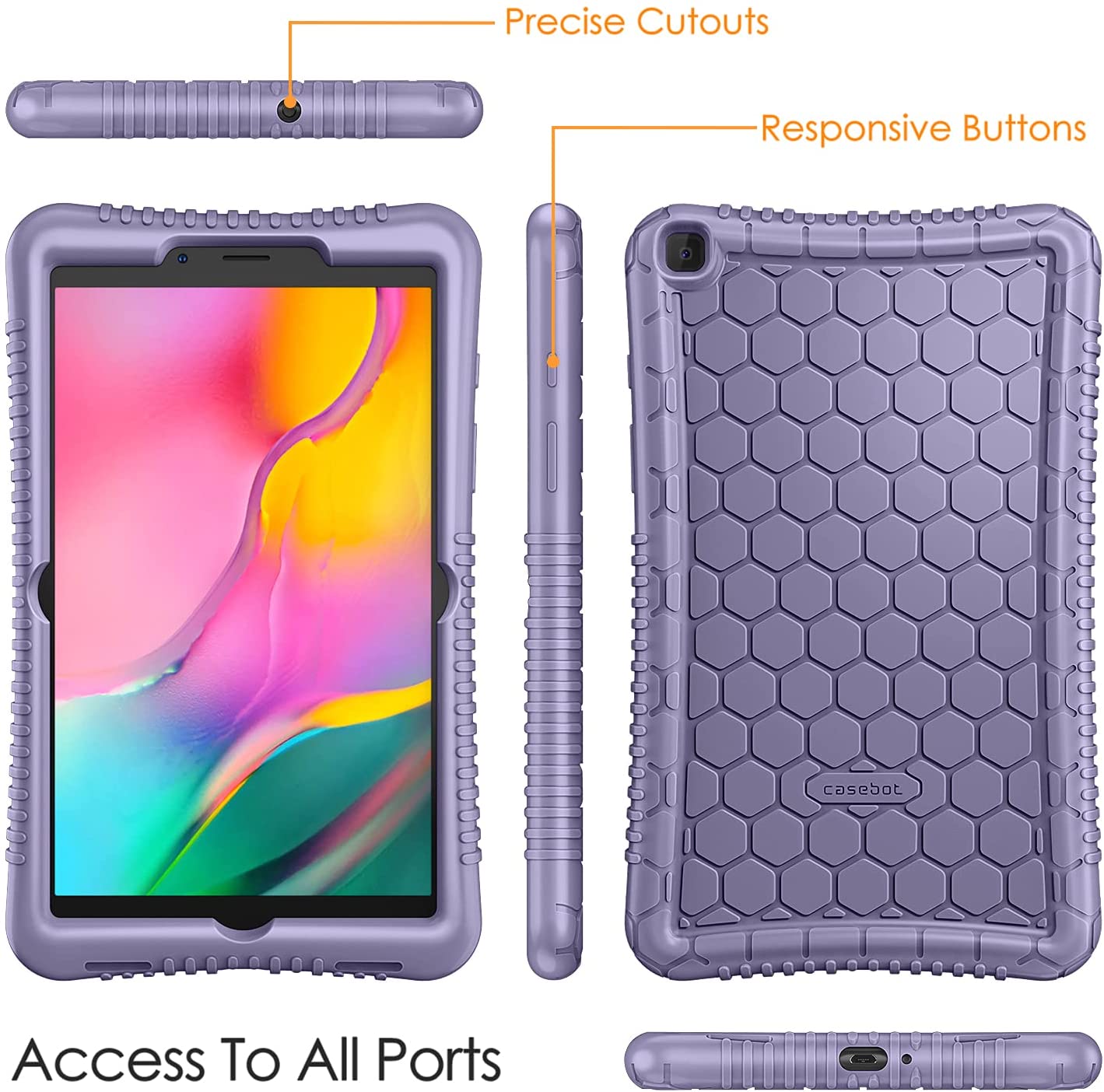 Samsung Galaxy Tab A 8.0 (2019) Silicone Case (No S Pen Model)