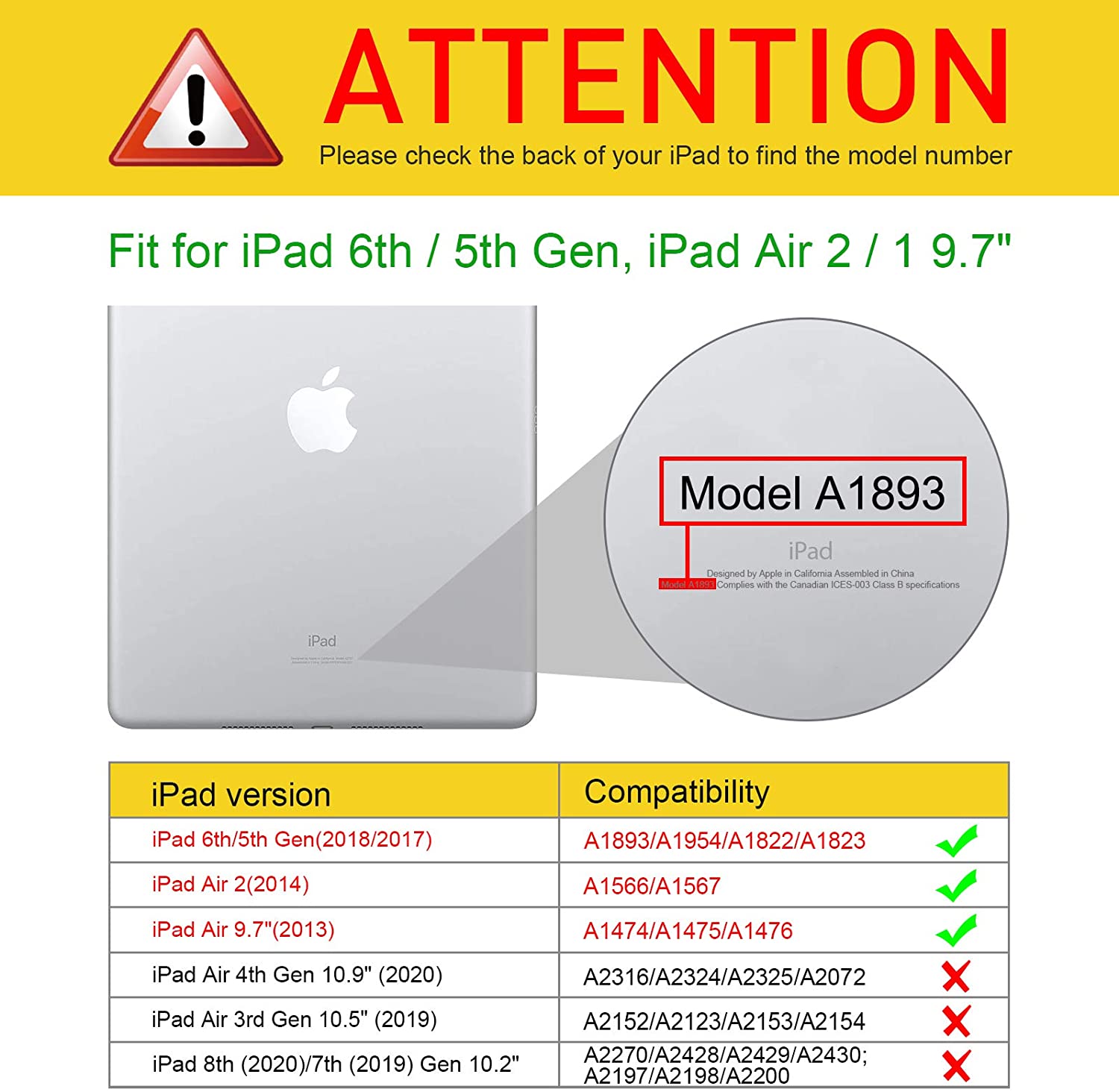 iPad 6th Gen (2018) / iPad 9.7