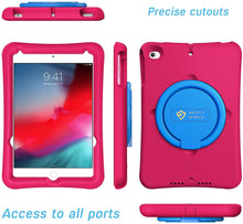 Load image into Gallery viewer, iPad mini 5 2019 Rotating Case | Shockproof iPad Cover with Grip Stand | Fintie
