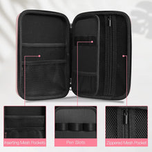 Load image into Gallery viewer, Large Capacity Semi-Hard EVA Pencil Bag - Rose Gold
