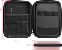 Load image into Gallery viewer, Large Capacity Semi-Hard EVA Pencil Bag - Rose Gold
