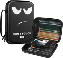 Load image into Gallery viewer, Large Capacity Semi-Hard EVA Pencil Bag - Don&#39;t Touch Me
