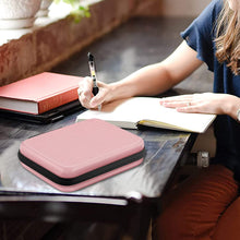 Load image into Gallery viewer, Large Capacity Semi-Hard EVA Pencil Bag - Rose Gold
