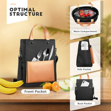 Load image into Gallery viewer, Reusable Lunch Bag, Leakproof Insulated Lunch Tote
